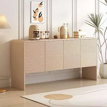 Elegant 60" Minimalist Sideboard for Stylish Storage