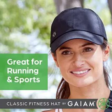 Gaiam Quick-Dry Running Cap with Adjustable Fit