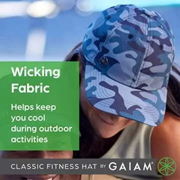Gaiam Quick-Dry Running Cap with Adjustable Fit