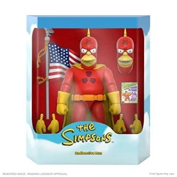 Super7 Radioactive Man 7" Simpsons Collectible Action Figure
