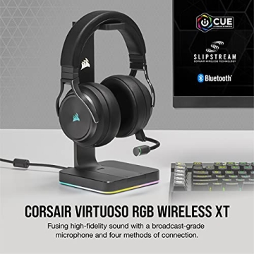 CORSAIR VIRTUOSO RGB WIRELESS XT Gaming Headset Bluetooth Dolby Atmos