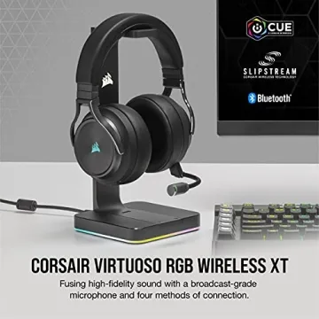 CORSAIR VIRTUOSO RGB WIRELESS XT Gaming Headset Bluetooth Dolby Atmos