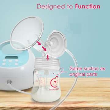 Nenesupply Duckbill Valves for Spectra S1 S2 Breast Pumps