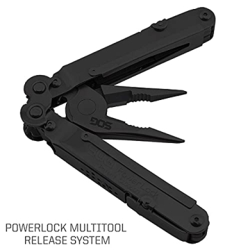 SOG S60-N PowerLock Multi-Tool with 18 Tools and Warranty