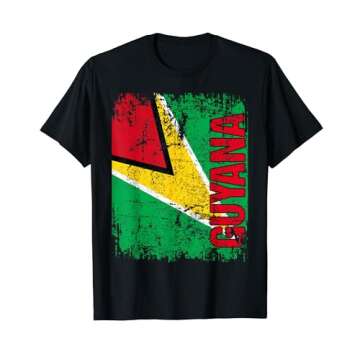 GUYANA Flag Vintage Distressed GUYANA T-Shirt