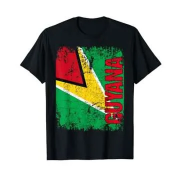 GUYANA Flag Vintage Distressed GUYANA T-Shirt