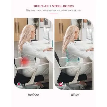 LODAY Waist Trainer Corset Shapewear Tummy Control Body Shaper Waist Cincher for Women Postpartum Belly Band Wrap(M,Black(hook and adjustable belt))