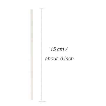 COOLAKE Lollipop Sticks Cake Pop Sticks 100 Pack 6 Inch Candy Making Sucker Sticks for Cake Topper, DIY Homemade Fruit Candy, Chocolate