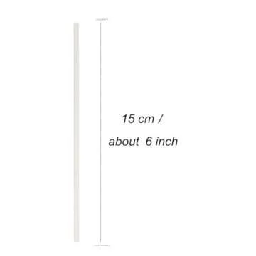 COOLAKE Lollipop Sticks Cake Pop Sticks 100 Pack 6 Inch Candy Making Sucker Sticks for Cake Topper, DIY Homemade Fruit Candy, Chocolate