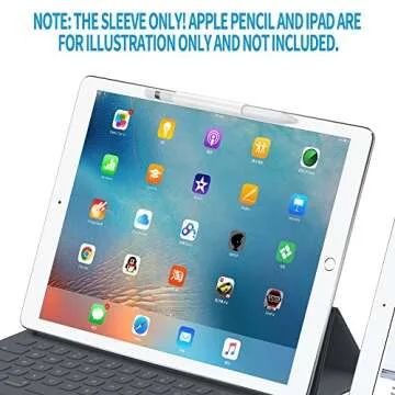 FRTMA Compatible with Apple Pencil Magnetic Sleeve, Soft Silicone Holder Grip Compatible with Apple iPad Pro Pencil, Ivory White (Apple Pencil Not Included)