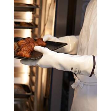 LANON Silicone Heat Resistant Cooking Gloves - Safe & Durable