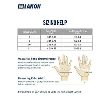LANON Silicone Heat Resistant Cooking Gloves - Safe & Durable