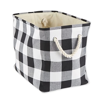 DII Buffalo Check Medium Storage Bin with Handles