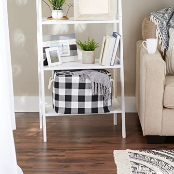 DII Buffalo Check Medium Storage Bin with Handles