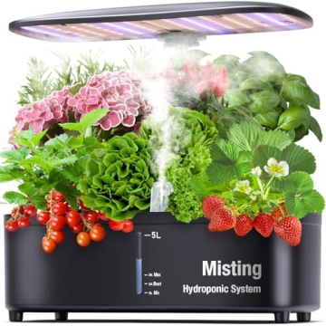 Misting Hydroponic Growing System 15 Pods Herb Garden Kit - Indoor Planting Made Easy