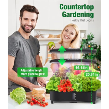 Misting Hydroponic Herb Garden System - 15 Pods