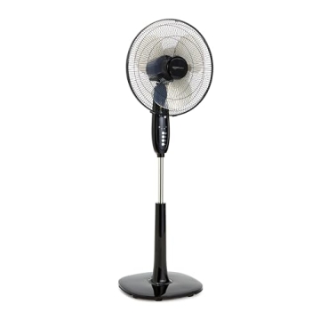 Amazon Basics Pedestal Fan with Remote Control 16-Inch