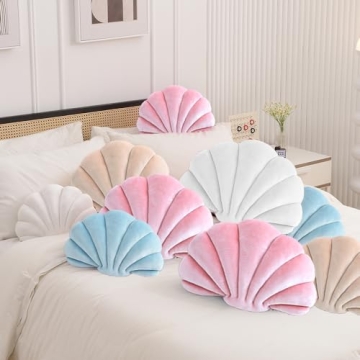 XIAIJIA Seashell Decorative Pillow - Coastal Decor Accent