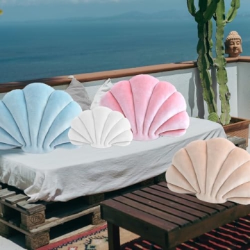 XIAIJIA Seashell Decorative Pillow - Coastal Decor Accent