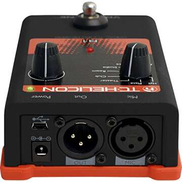 TC Helicon VOICETONE R1 Single-Button Stompbox for Studio-Quality Live Vocal Reverb