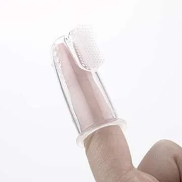 Dr. Talbot's Baby Toothpaste Naturally Inspired with Citroganix and Silicone Finger Gum Massager, Vanilla Milk Flavor