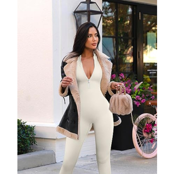 Versatile Ribbed Zipped Jumpsuit for Everyday Style