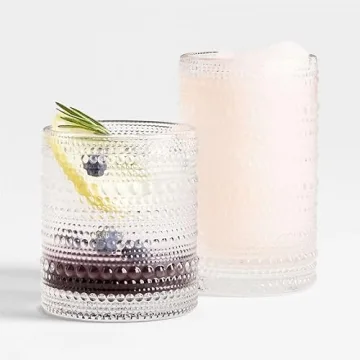 Stylish 8-Piece Glassware Set for Water, Beer, and More