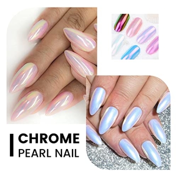 Ownest Iridescent Chrome Nail Powder for Stunning Nails