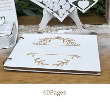 Homish Wedding Guest Book Alternative for Memorable Events