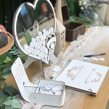 Homish Wedding Guest Book Alternative for Memorable Events