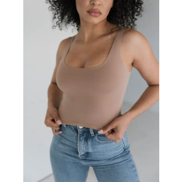 Almere Double-Lined Contour Tank Top Women Seamless Supportive