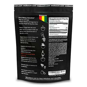 Wakacon Kava Waka Powder – Authentic, Noble Kava Root Powder from Fiji – Premium, Responsibly So...