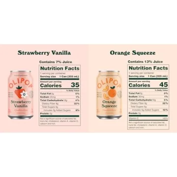 Olipop Prebiotic Soda Sampler Variety Pack for Health