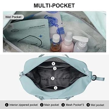 Stylish Travel Duffel Bag for Gym and Weekend Getaways