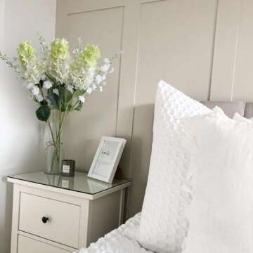 JINWOE 31.5" Lifelike Silk Hydrangeas - 2 Pcs