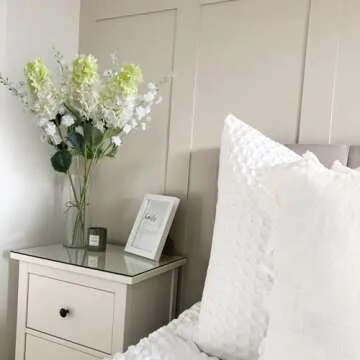 JINWOE 31.5" Lifelike Silk Hydrangeas - 2 Pcs