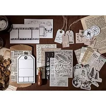 Knaid Vintage Scrapbook Supplies for Creative Journals