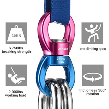 AusKit Swing Swivel - 35 KN Heavy-Duty Hanging Accessory