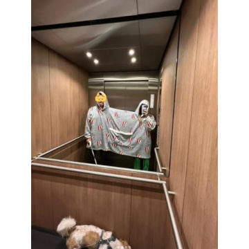 Funny Couples Pajamas - Popcorn Hoodies with Pockets