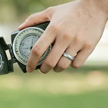 ThunderFit Silicone Wedding Bands for Women, Dome Unique Anniversary Rings 5.5mm Wide 2mm Thick - 1/2/3/4/5/6/7/8/12 Variety Multipack (Pack ZE - Size 4.5-5 (15.70mm))