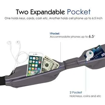 MoKo Sports Running Belt - Ultimate Fitness Waist Pack