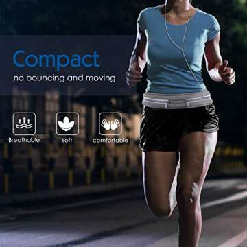 MoKo Sports Running Belt - Ultimate Fitness Waist Pack