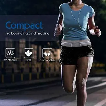 MoKo Sports Running Belt - Ultimate Fitness Waist Pack