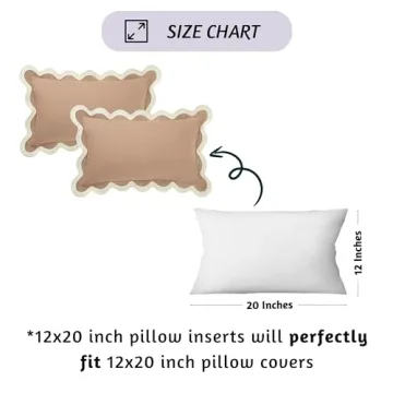 Folkulture Throw Pillow Covers - Set of 2 Vibrant Cotton Lumbar Pillows