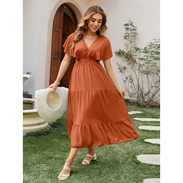 Amegoya Women's Summer Boho Casual Maxi Dress for All Occasions