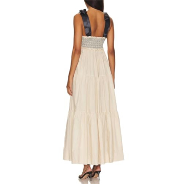 Women's Abstract Print Summer Slip Dress V-Neck Sleeveless