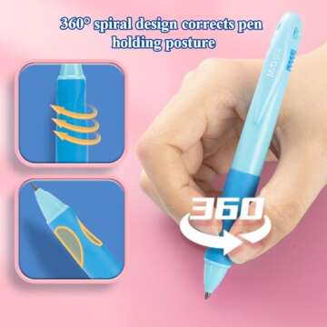 M&G Mechanical Pencil Set, 2mm Mechanical Pencil, With Eraser Refill and Sharpener, School Supplies, Drawing Pencils, Sketching Pencils，Aesthetic Mechanical Pencils for Writing (Blue)