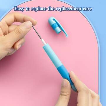 M&G Mechanical Pencil Set, 2mm Mechanical Pencil, With Eraser Refill and Sharpener, School Supplies, Drawing Pencils, Sketching Pencils，Aesthetic Mechanical Pencils for Writing (Blue)