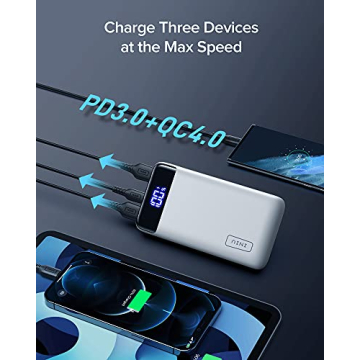 INIU 22.5W Fast Charging 20000mAh Power Bank with LED Display