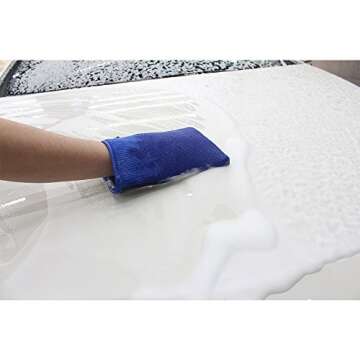 Clay Mitt, AutoCare Fine Grade Clay Bar Mitt Surface Prep Mitt Finish Clay Bar Mitt Wash Mitt Clay Eraser Mitt for Car Detailing Clay Bar Alternative Novel Detailing Tool & Kit, Creative Gift-1 Pack